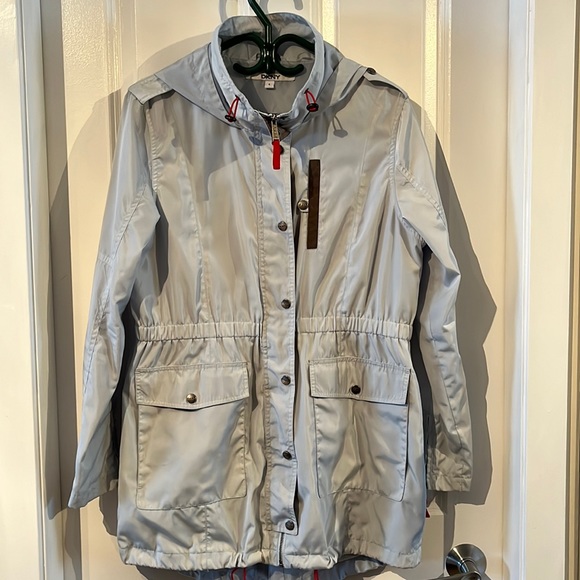 DKNY Light Blue Jacket | Size L - Picture 1 of 11